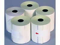 ROL ZELFKOPIEREND 2 VOUD 57x16.5Mx12 WIT/GEEL 