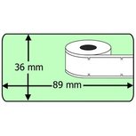 Compatible labels 99012 kleur groen voor DYMO labelwriter 89 x 36 mm