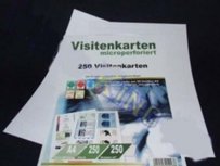 Visite kaarten 80 Stuks 220g/m&sup2; voor geperforeerd