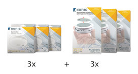 Rookmelder-set SAS-BPB1