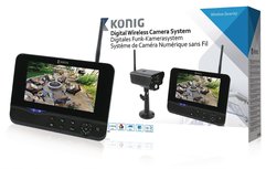 Digitaal 2.4 GHz draadloos camerasysteem met 7 " beeldscherm Digitaal 2.4 GHz draadloos camerasysteem met 7 " beeldscherm