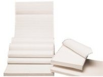 Esselte kettingpapier 11"x380mm 60g/m&sup2; groen lijn