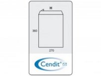Cendit luchtkussen envelop H 270x360mm wit stripsl