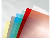 GBC schutblad Clearvieuw A4 180m&micro; blauw CE011820E