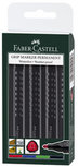 Marker Faber Castell GRIP permanent ronde punt etui a 4 stuks 150404 Marker Faber Castell GRIP permanent ronde punt etui a 4 stuks 150404