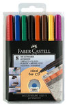 Faber Castell multimark permanent CD DVD pennen 151309 set van 8 stuks