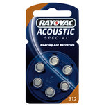 RAY-312 RAYOVAC HOORTOESTEL BATTERIJEN 