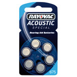 RAY-675 RAYOVAC HOORTOESTEL BATTERIJEN blauw