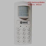 Infrarood bewegings- alarm met ingebouwde telefoonkiezer SEC-APD10 Infrarood bewegings- alarm met ingebouwde telefoonkiezer SEC-APD10