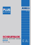 Plus Office : SCHRIJFBLOK QC A6 gelinieerd 60 grams