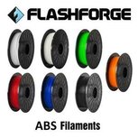 ABS Filaments, 3D printer, 1.75mm , merk Flashforge. 1000 gram ABS Filaments, 3D printer, 1.75mm , merk Flashforge. 1000 gram