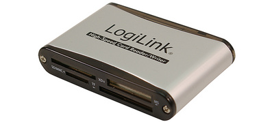 USB 2.0 externe kaartlezer van Logilink CR0001B