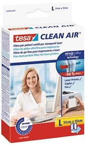 CLEAN AIR fijnstof filter van TESA,  maat L , voor laserprinter, fax en kopier.