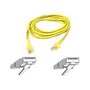 Cat5e Snagless UTP Patch Kabel 2m Geel