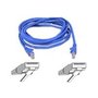 Cat5e Snagless UTP Patch Kabel 2m Blauw.