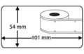 Compatible labels 99014 voor DYMO labelwriter 101x54mm S0722430