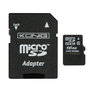 Micro SDHC geheugenkaart 16 GB met adapter.